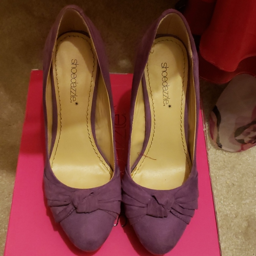 Purple knot heel/platform
